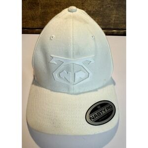 New Nasty Pig - Snout Cap - White On White S/M Flexfit